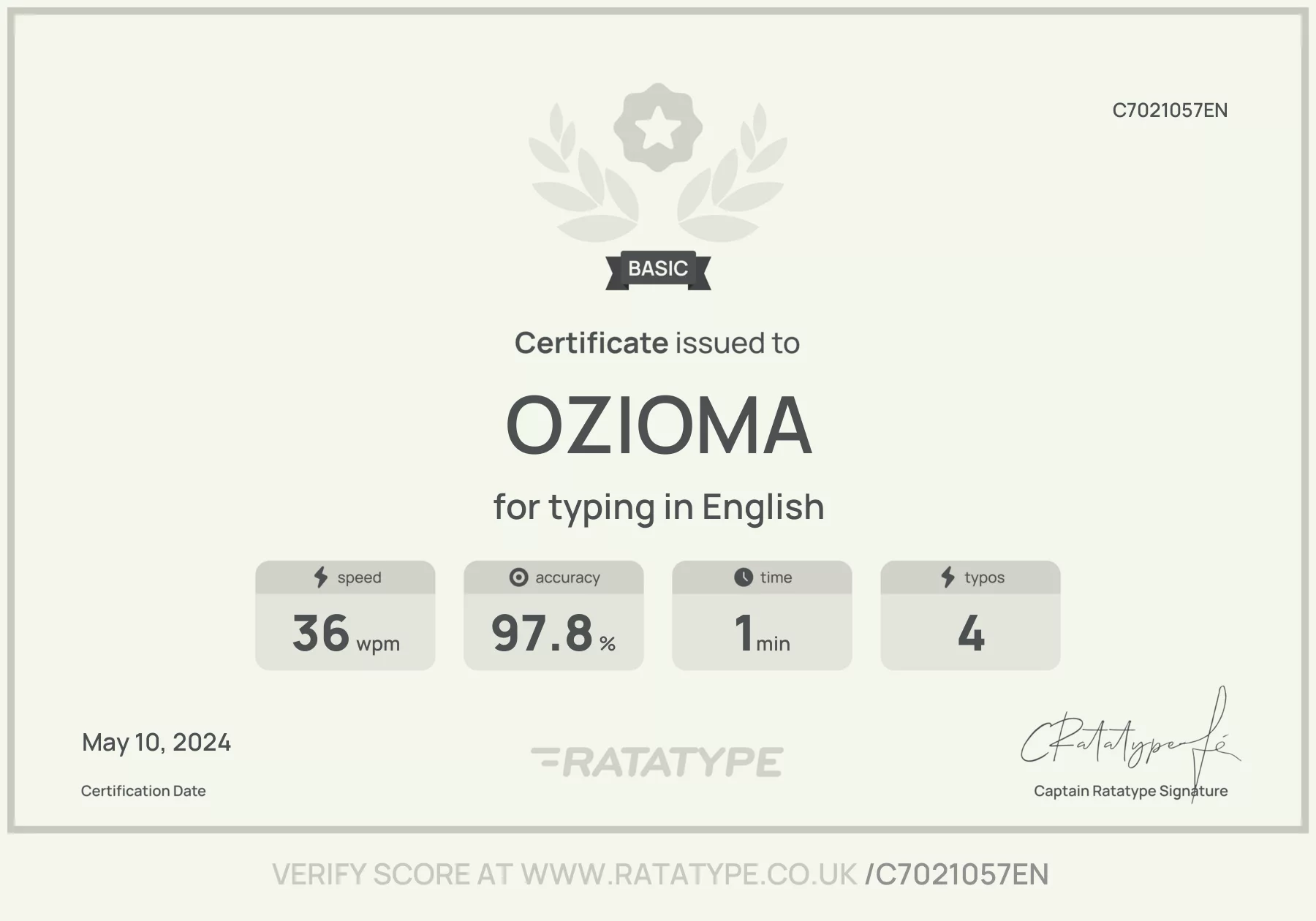 Improve my result