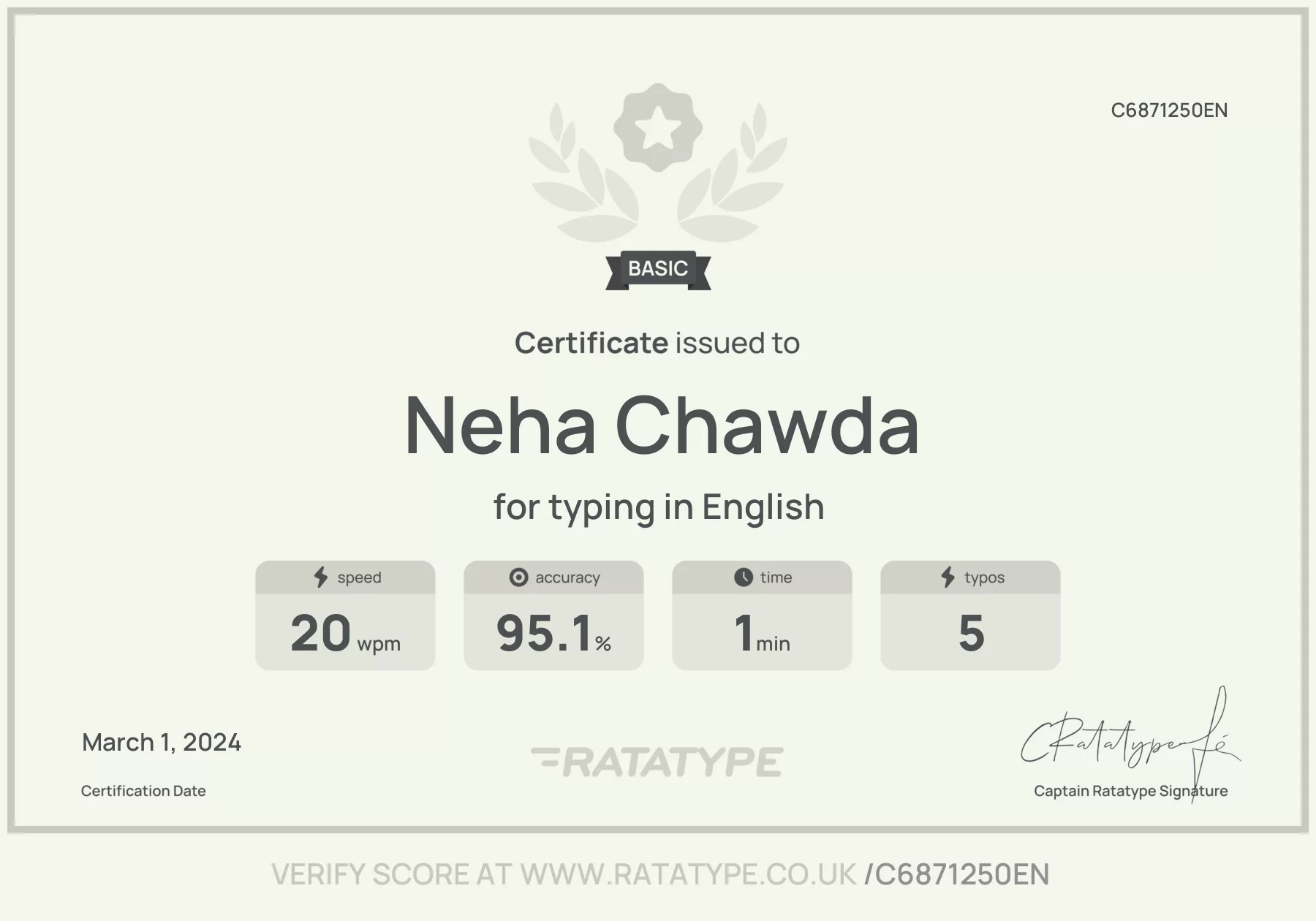 Improve my result