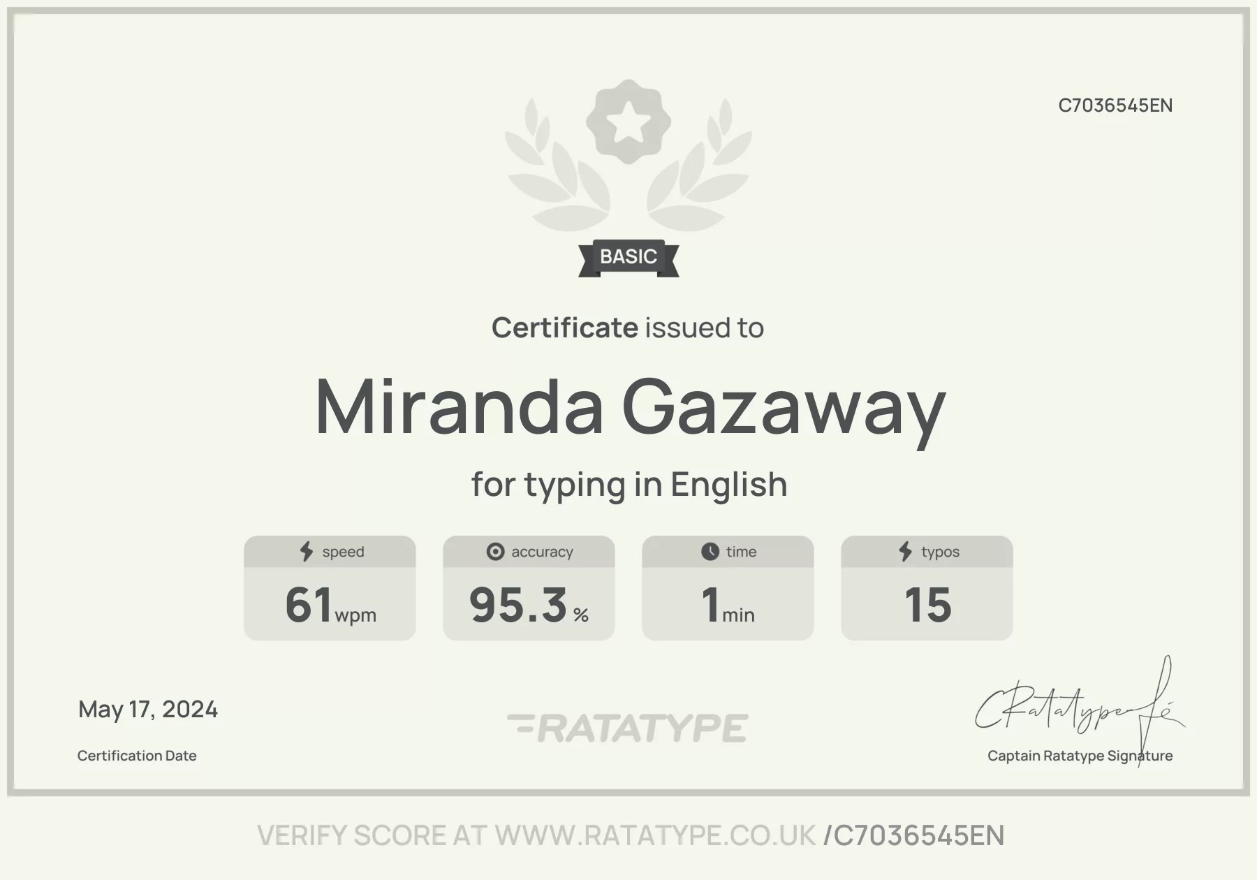 Improve my result