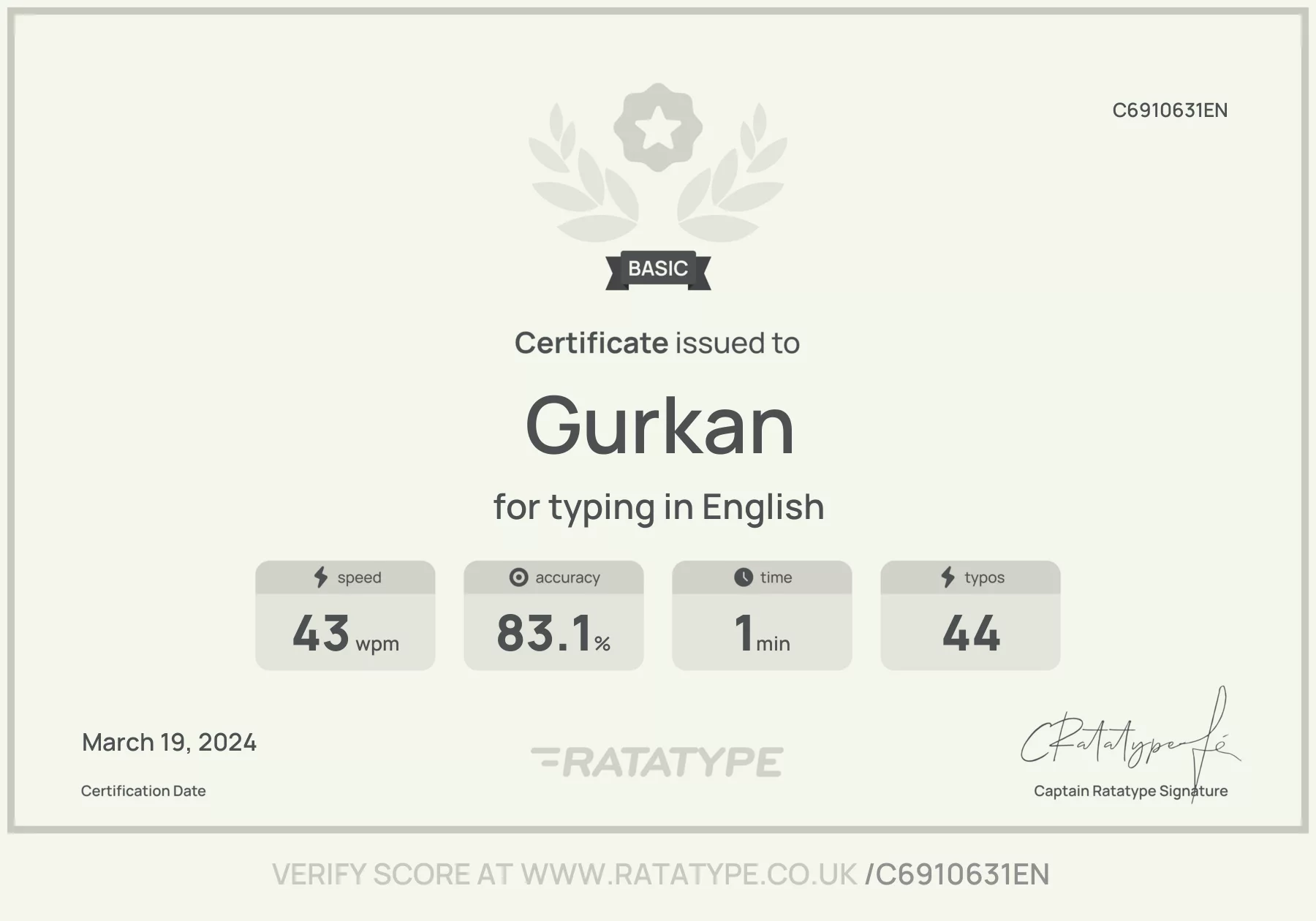 Improve my result