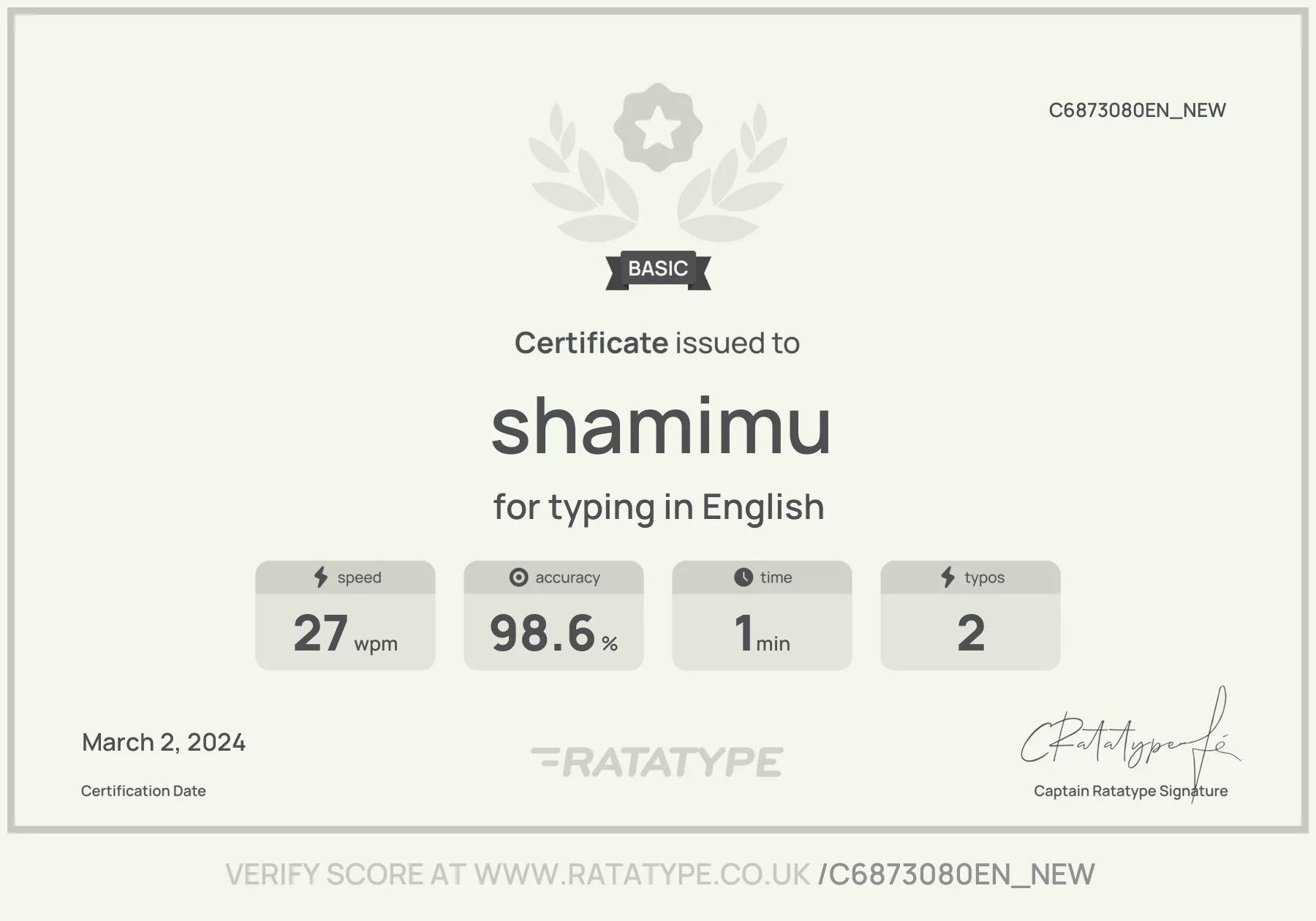 Improve my result