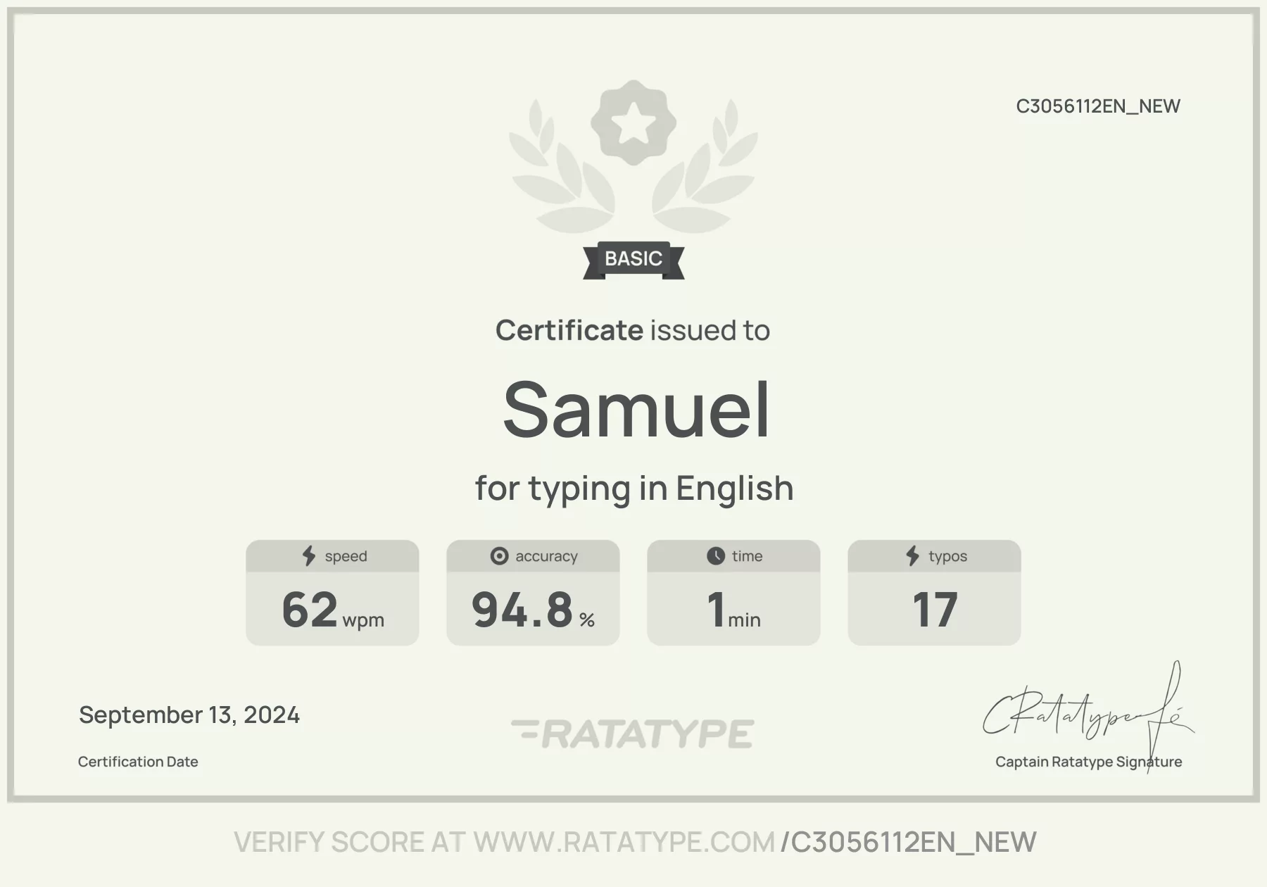Improve my result