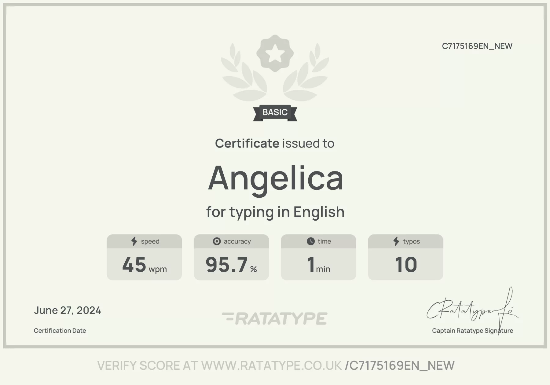 Improve my result
