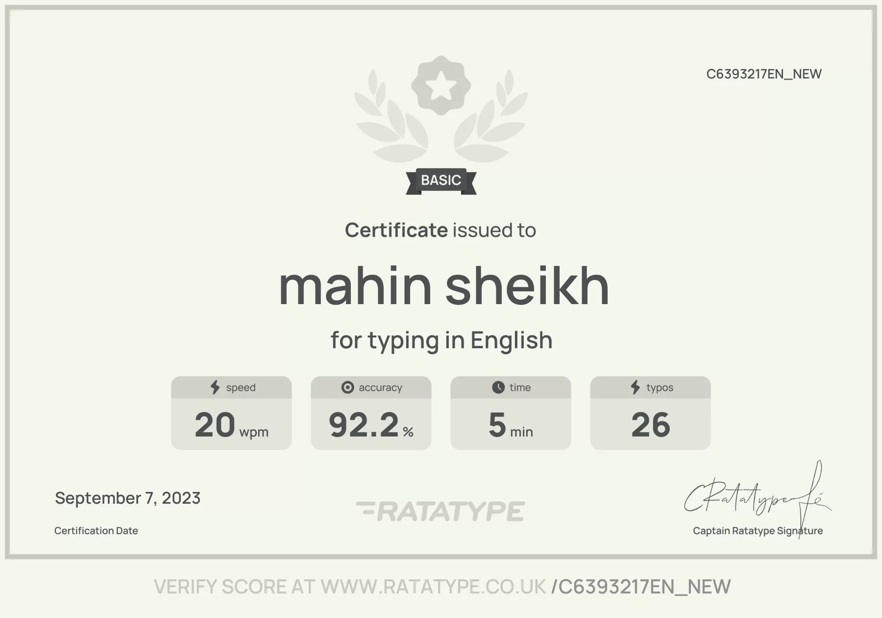 Improve my result