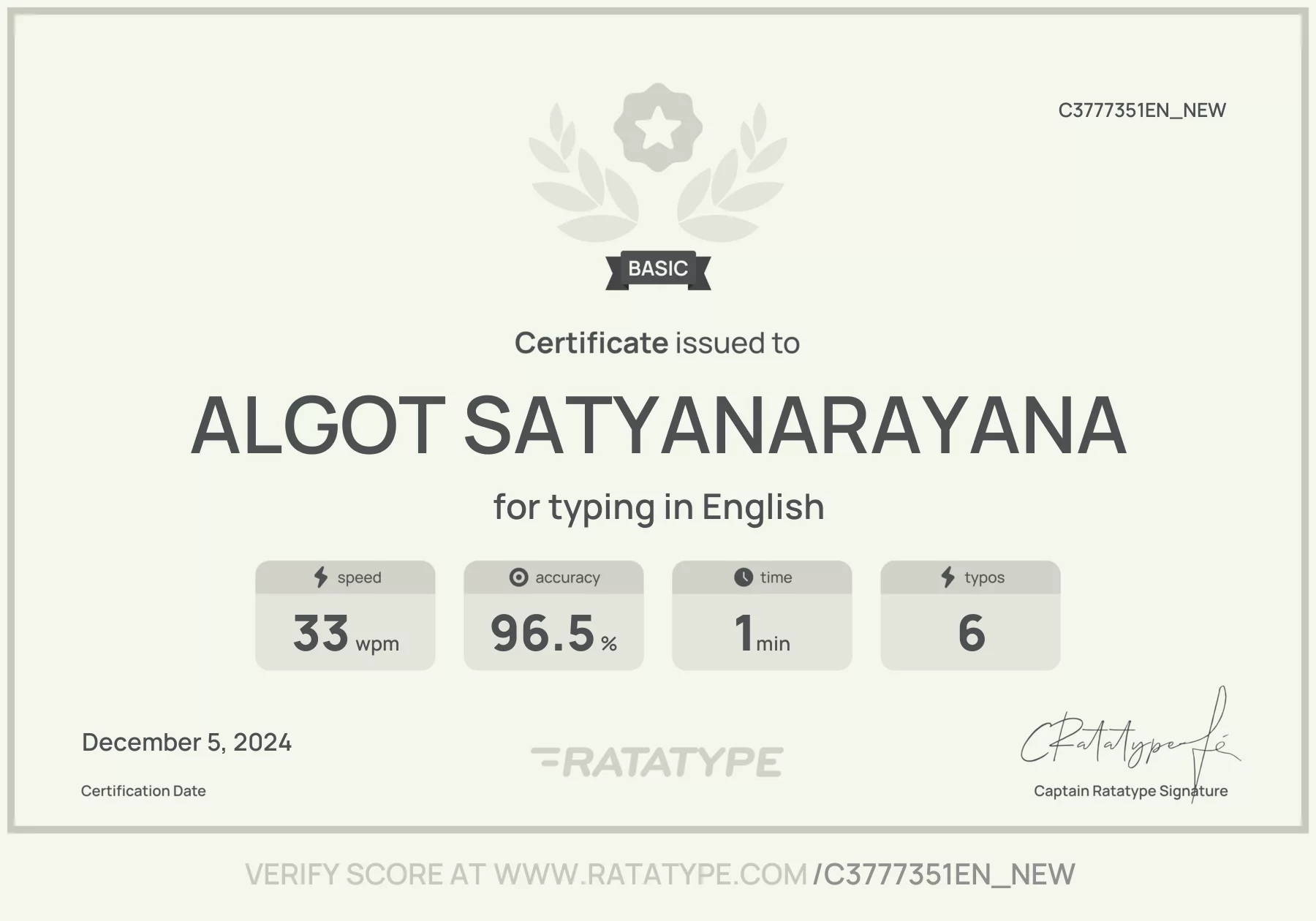 Improve my result