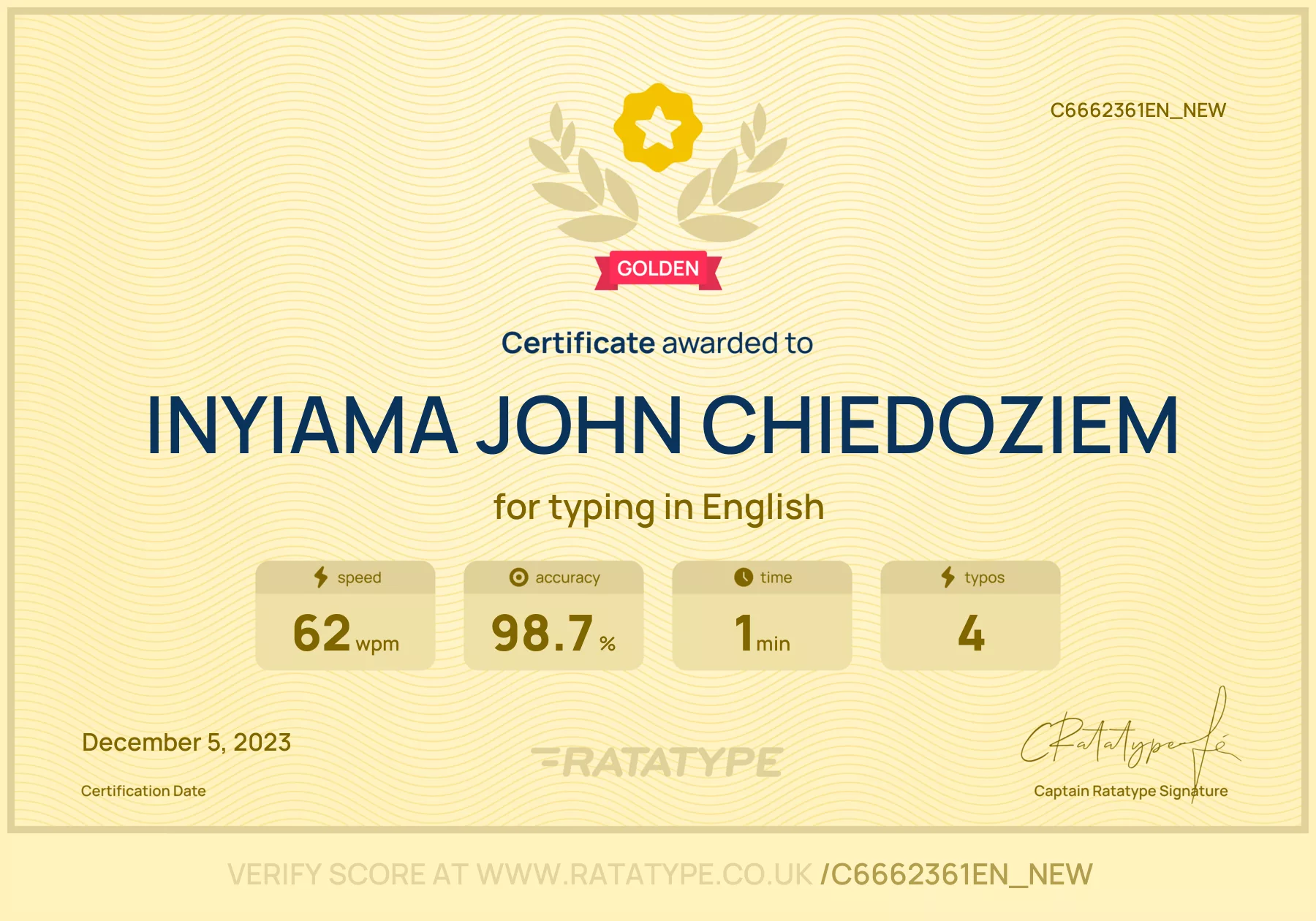 Improve my result