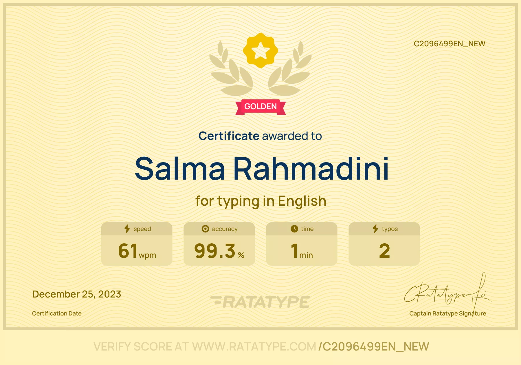 Improve my result