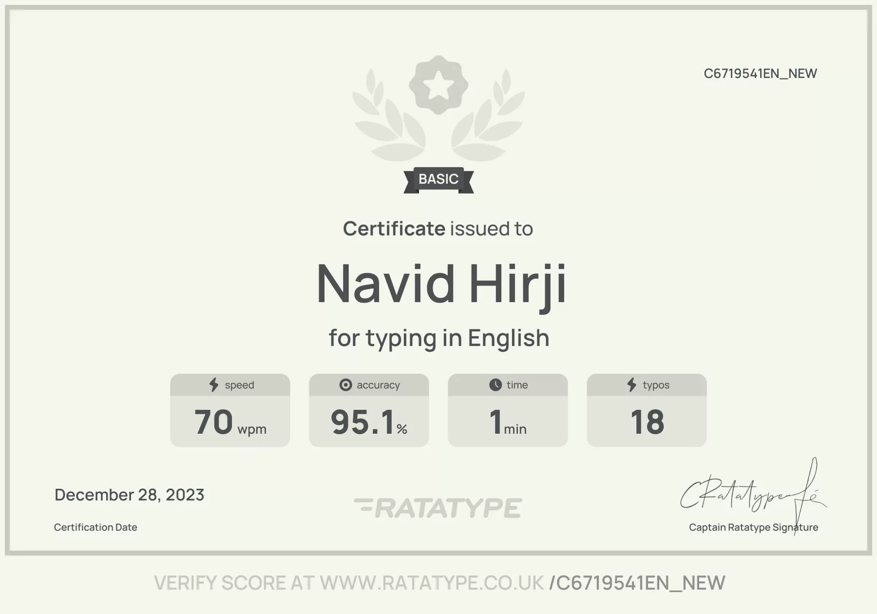 Improve my result