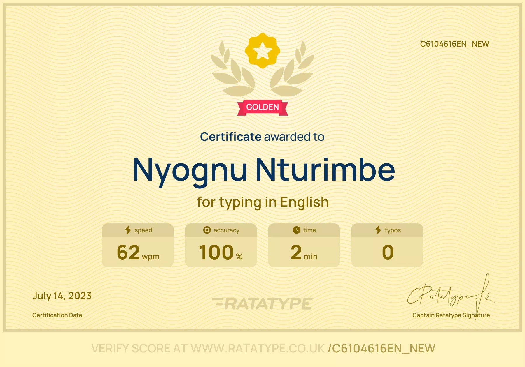Improve my result