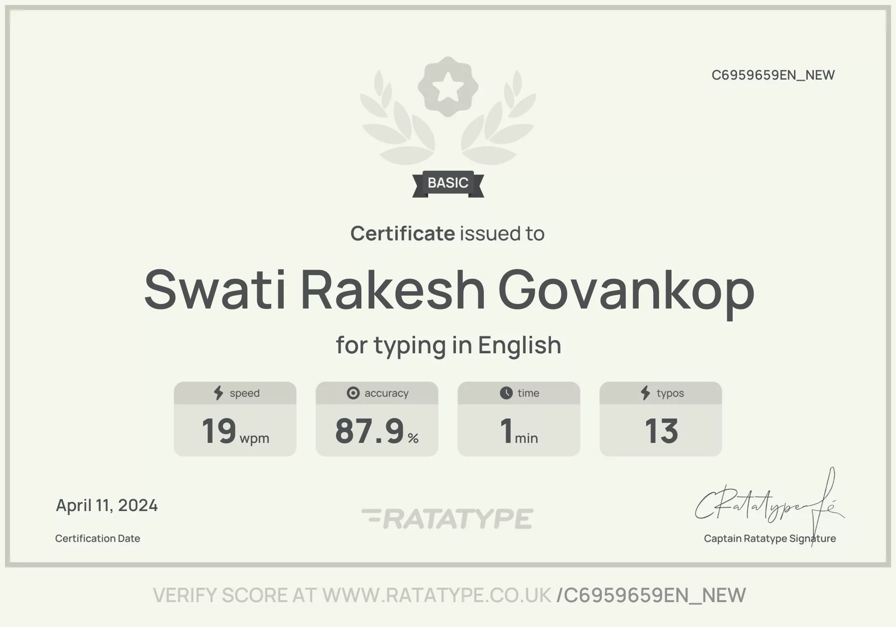 Improve my result