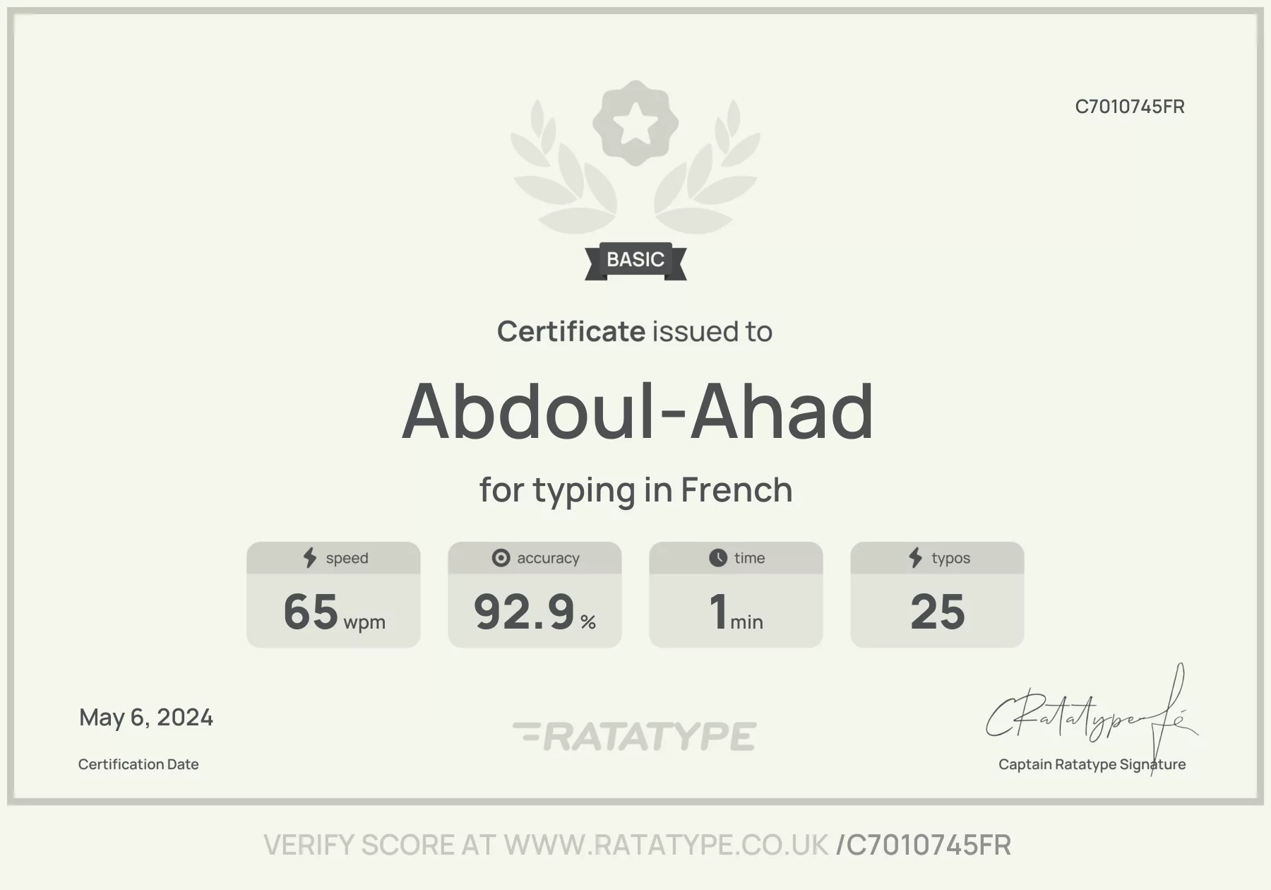 Improve my result