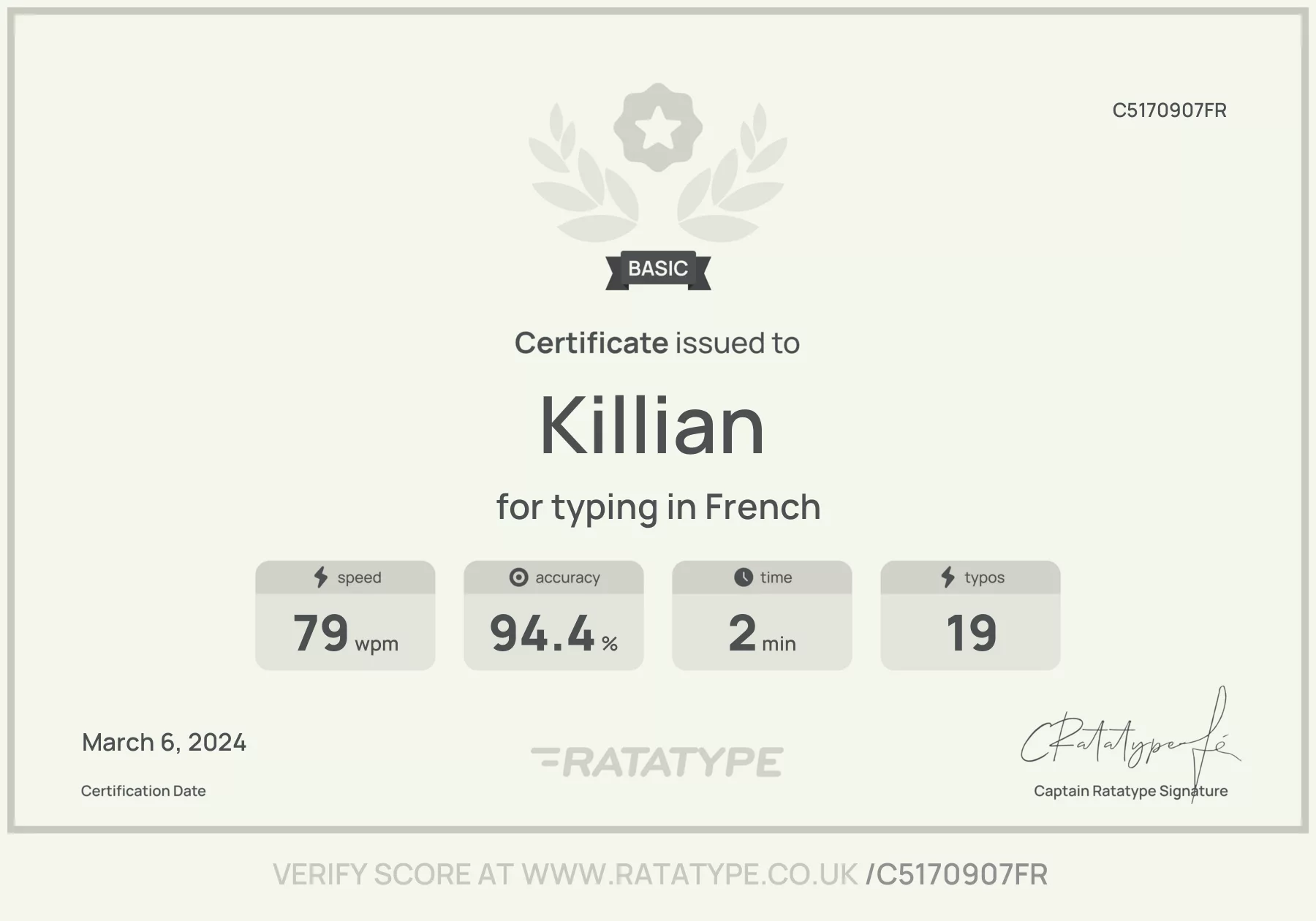 Improve my result