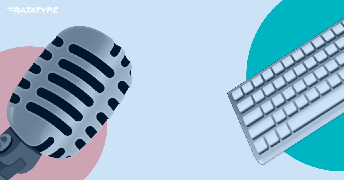 Will voice input take over from typing? Voice-to-text vs typing — Ratatype